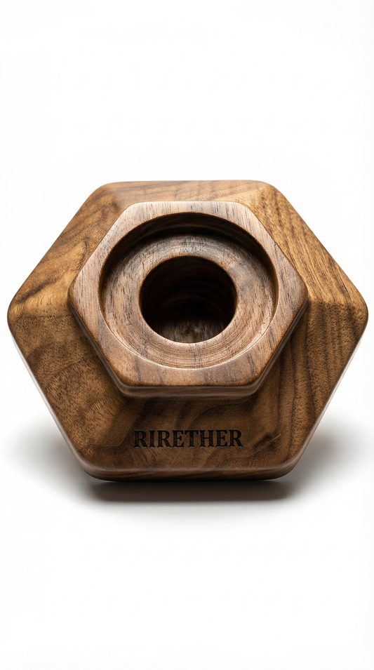 Amber Copper & Black Walnut: The Philosophy of RIRETHER’s Modern Aesthetic