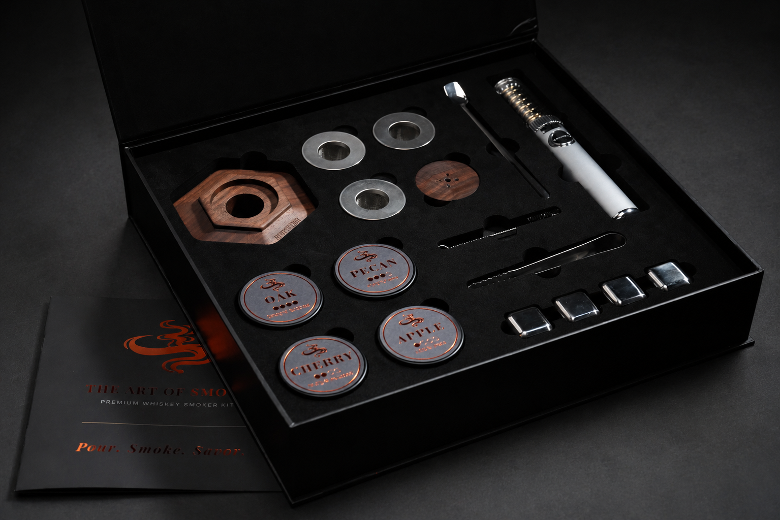 The RIRETHER® Whiskey Smoker Kit