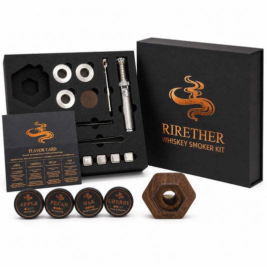 The RIRETHER® Whiskey Smoker Kit