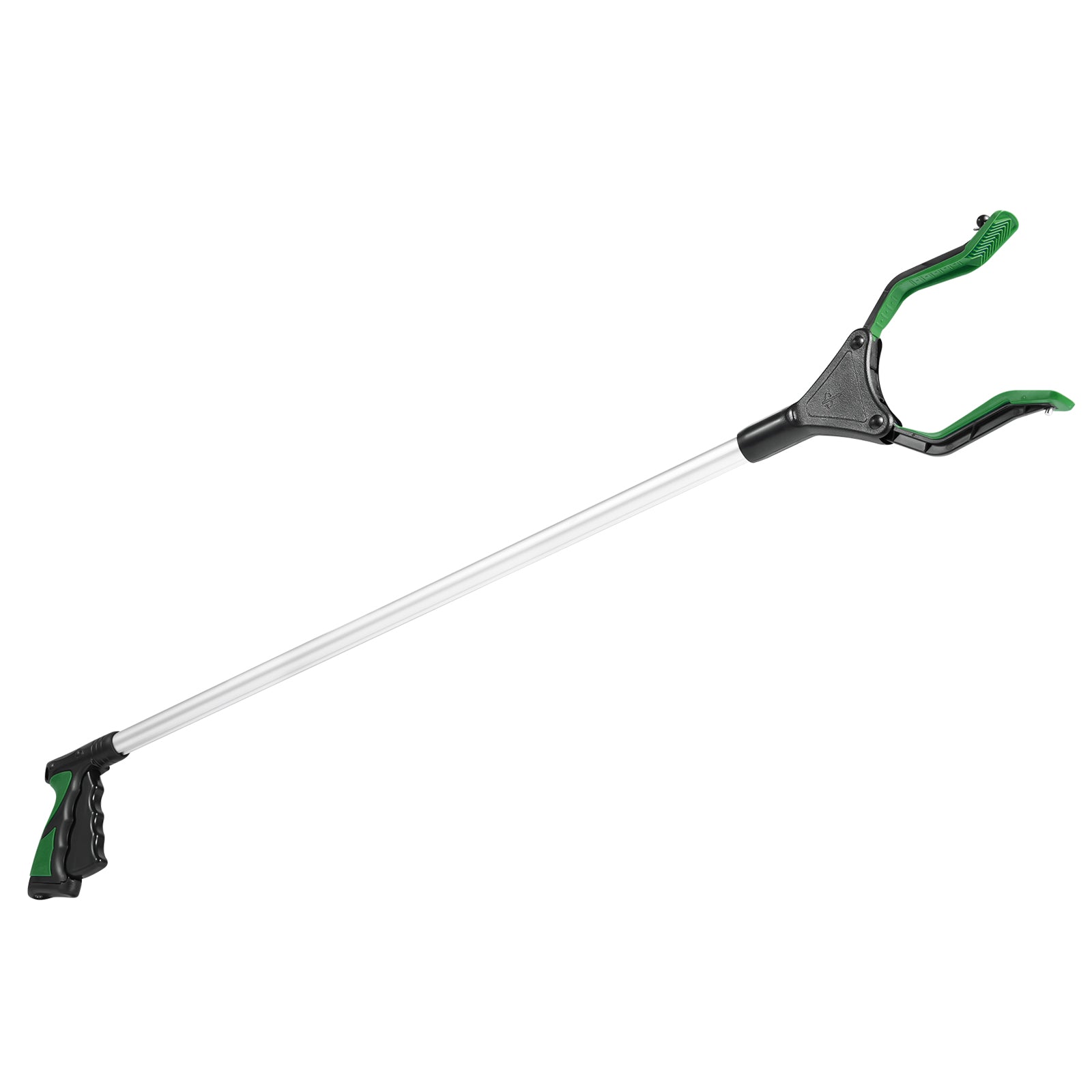 Rirether 2-Pack 36 Inch Grabber Tool for Elderly, Non-Foldable Aluminum Alloy Reacher Grabber with Magnetic Tip and Hook, Rotating Gripper, Wide Jaw Reaching Aid