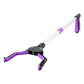 Rirether Grabber Reacher Tool, Foldable Reacher Grabber with Magnetic Tip and Hook,Wide Jaw and Rotating Gripper, Aluminum Alloy Lightweight 32" Trash Picker Grabber(Purple)