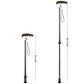 Rirether Walking Cane for Men & Women, Adjustable Height Carbon Fiber Cane, Fancy Cane with Carrying Bag, Wooden Ergonomic Handle (2Tips)